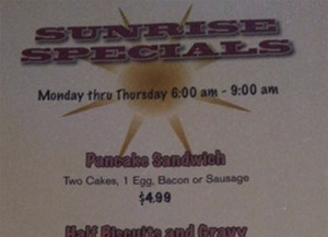 Sunrise Specials