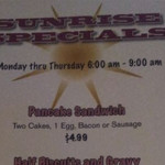 Sunrise Specials